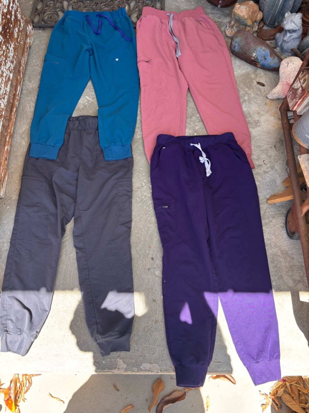 2 Figs Scrubs Pants 1 Reina, 1 Scrubstar Mixed Lot Multi Color All 
Women Sz S